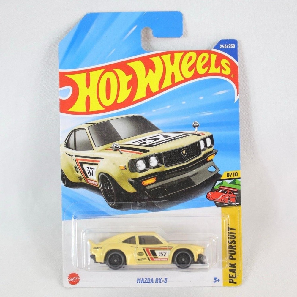 Hot Wheels‎ Yellow Mazda RX-3 Toy Car - NEW